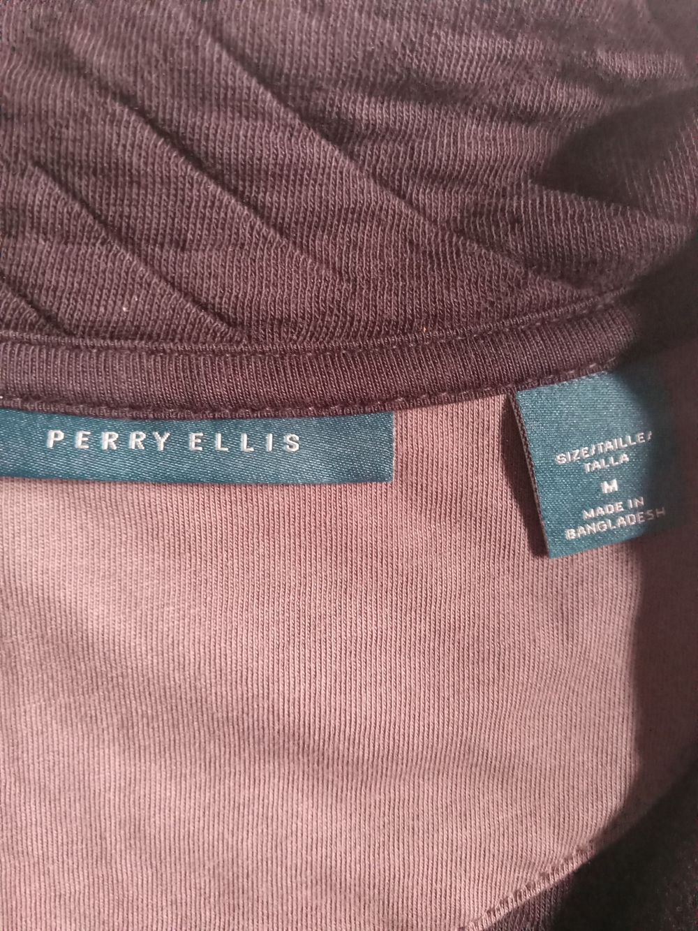 Perry Ellis Men's Black Crewneck Sweater